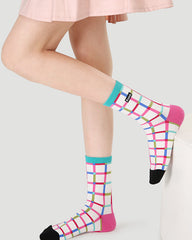 5組合女款棉質中筒襪顏色魔法系列繽紛