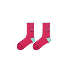 5-Pack Women Cotton Crew Socks Color Magic Series Colorful