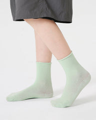 5-Pack Kids Cotton Ankle Socks Essential Neutrals Mesh Casual