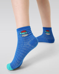 5-Pack Kids Puppy Park Series Cotton Ankle Socks Cartoon Funny Socks