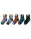 5 Pack Kids Colorful 3D Puppy Cotton Crew Socks