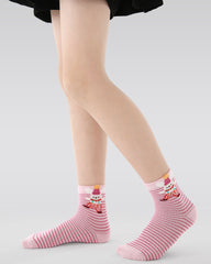 5 Pack Kids Crew Socks Cute Party Mesh Breathable Animal Pattern