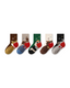 5 Pack Kids Crew Socks Singing Circus Cute Animal Pattern - SWEET NANA
