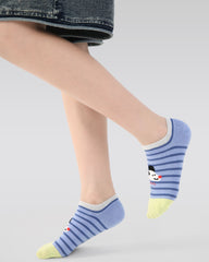 5 Pack Kids No Show Socks Puppy Plan Cute Dog Pattern Playful Socks