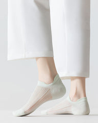 6-팩 여성용 노쇼 양말 면 울트라 로우컷 솔리드 색상 양말