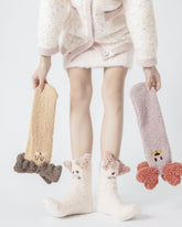 Adult Kids Crew Socks 3D Cartoon Series Thick Soft Non Slip Socks