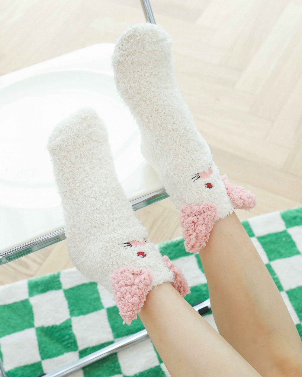 Adults Kids Crew Socks Large 3D Cartoon Series Fuzzy Thick Warm Soft Non Slip Socks
