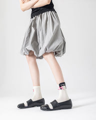 3-Pack Women Cotton Crew Socks Black&White Cute Casual