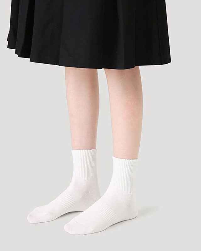 Unisex Couple Cotton Ankle Socks Black White Seamless Soft Breathable Casual