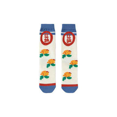 Sweetnana Women’s Crew Socks - Chinese Vintage Series, Cute Cotton Socks, Colorful Tube Socks, Cozy Cotton Stockings for Fashionable and Comfortable Everyday Wear