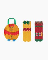 Gift Bag Set Women Kids Crew Socks Christmas Cozy Thick Fuzzy Non Slip Socks