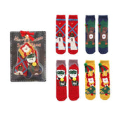 Gift Box Set Women Kids Crew Socks Christmas Cozy Thick Fuzzy Warm Soft Socks
