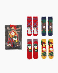 Gift Box Set Women Kids Crew Socks Christmas Cozy Thick Fuzzy Warm Soft Socks
