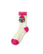 Felt Appliqué Fuzzy Floor Crew Socks