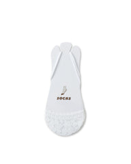 Floral Lace Invisible Slingback Liner Socks