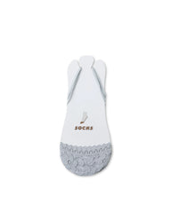 Floral Lace Invisible Slingback Liner Socks