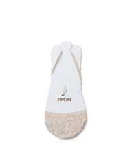 Floral Lace Invisible Slingback Liner Socks