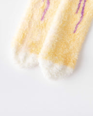 趣味中筒襪子卡通狗系列毛絨保暖舒適室內襪子