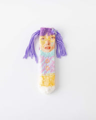 趣味中筒襪子卡通狗系列毛絨保暖舒適室內襪子