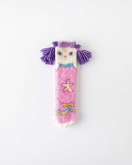 趣味中筒襪子卡通狗系列毛絨保暖舒適室內襪子