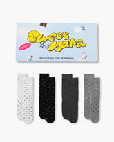 Gift Box Set Polka Dot Cotton Socks