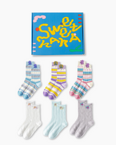 ギフトボックスセット レディース クルー ソックス コットン 薄手 通気性 かわいい おもしろい ソックス