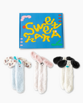 Gift Box Set Women Kids Crew Socks Cute 3D Ears Series Funny Animal Socks