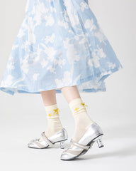 禮盒套裝 女士棉質中筒襪 可愛趣味薄款無縫襪子