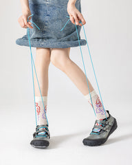 Gift Box Set Women Cotton Socks Thin Casual Cute Funny Seamless