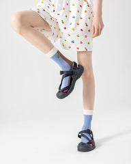 선물 박스 세트 여성 크루 양말 면 귀엽고 재미있는 얇고 통기성 좋은 무봉제