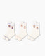 Sweet Bear Gift Box Set Womens Crew Socks Sunglasses Bear Stack Mesh Sheer Socks - SWEET NANA