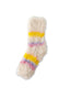 Rainbow Stripe Long Pile Cozy Crew Socks