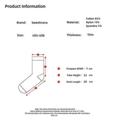 Women Mesh Cotton Crew Socks Antibacterial Seamless Soft