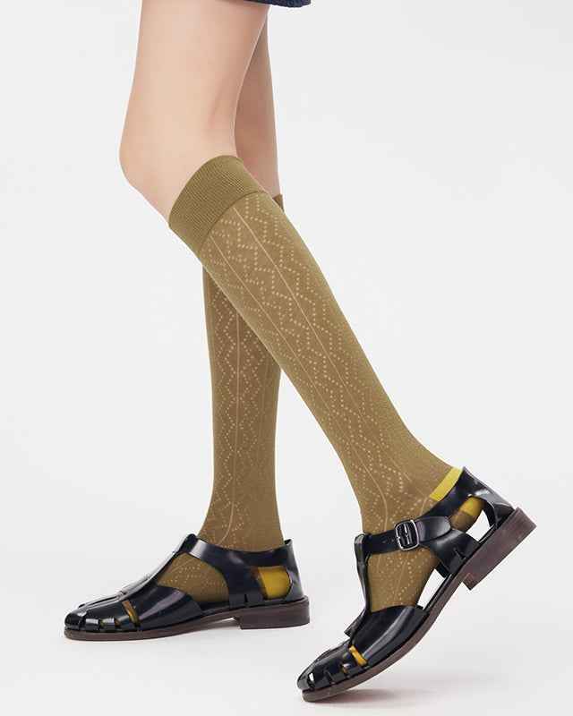 Sweetnana 3-Pack Women's Knee High Socks Seamless Soft Cotton Solid Colors Cozy and Comfortable Perfect for Everyday Style and All-Day Wear