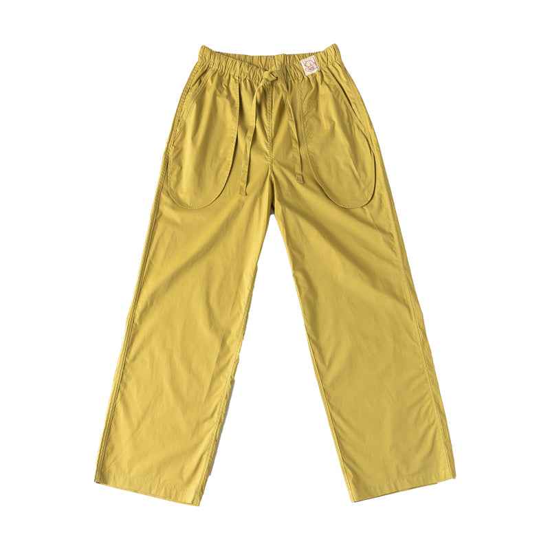 Sweetnana Spring and Summer Light Cotton Women's Home Pants with Cool Feeling, Solid Color, Creative Pockets, Comfortable Fit, Casual Style for Indoor or Outdoor Wear