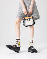 트래픽 라이트 시리즈 귀여운 양말 여성 크루 코튼 컴포트 양말