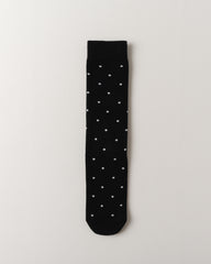 Women Combed Cotton Straight Polka Dot Socks Soft Bold Fit
