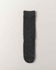Women Combed Cotton Straight Polka Dot Socks Soft Bold Fit