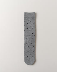 Women Combed Cotton Straight Polka Dot Socks Soft Bold Fit