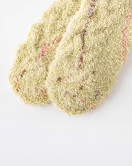 女款中筒襪子Canelé系列毛絨保暖舒適室內襪子