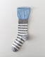 Women Crew Socks Contrast Stripe Double Cuff Slouch Socks - SWEET NANA