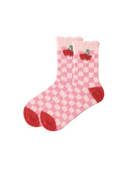 Sweetnana Women’s Cozy Crew Socks – Super Soft, Warm, and Fuzzy Colorful Socks, Ideal for Winter