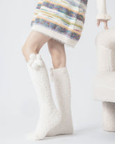 Women Crew Socks Cozy Thick Soft Fuzzy Warm Socks