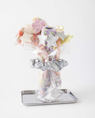 女款中筒襪子夢幻花園系列毛絨保暖舒適室內襪子