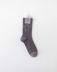 여성 크루 양말 글리터 선물 시리즈 면 귀여운 자카드 캐주얼 양말