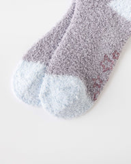 女款中筒襪子居家系列毛絨保暖舒適室內防滑襪子