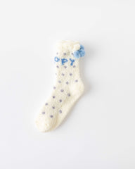 女款中筒襪子可愛系列毛絨保暖舒適室內襪子