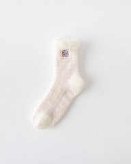 女款中筒襪子格紋系列毛絨保暖舒適室內襪子