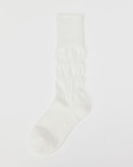 レディースクルーソックス ツイストパイル オートミール ソフト シック 快適