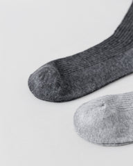 Women Crew Socks Vertical Stripe Pile Ballet Chic Comfortable